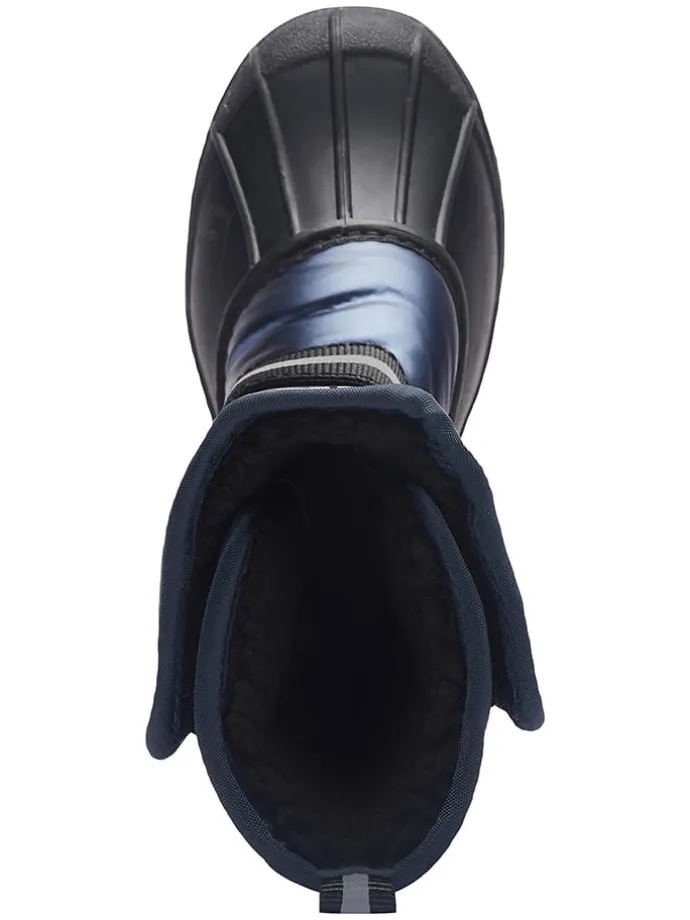 Winterlaarzen "Shell" zwart/donkerblauw