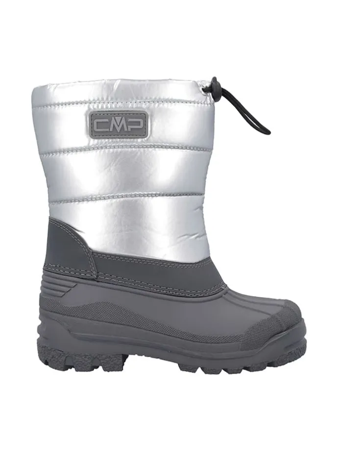 Winterlaarzen "Sneewy" zilverkleurig/zwart