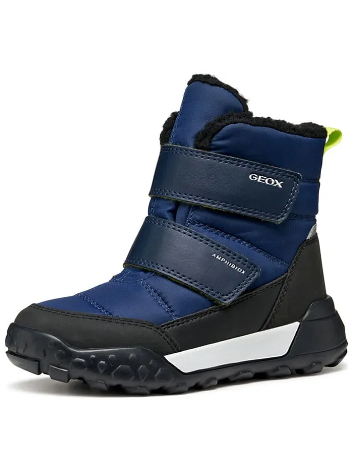 Winterlaarzen "Trekkyup" blauw/zwart