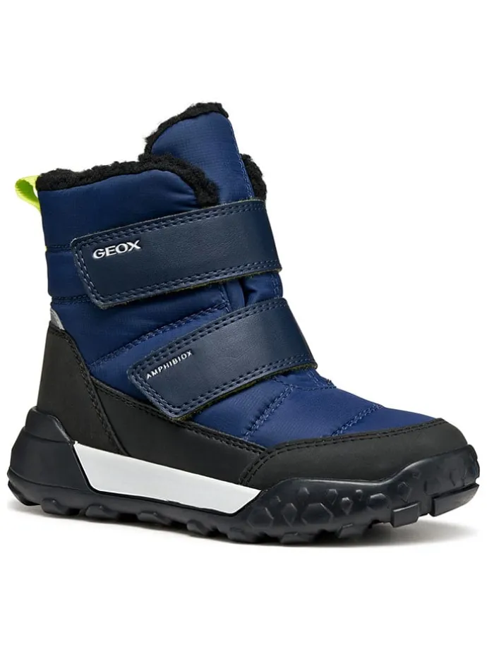 Winterlaarzen "Trekkyup" blauw/zwart