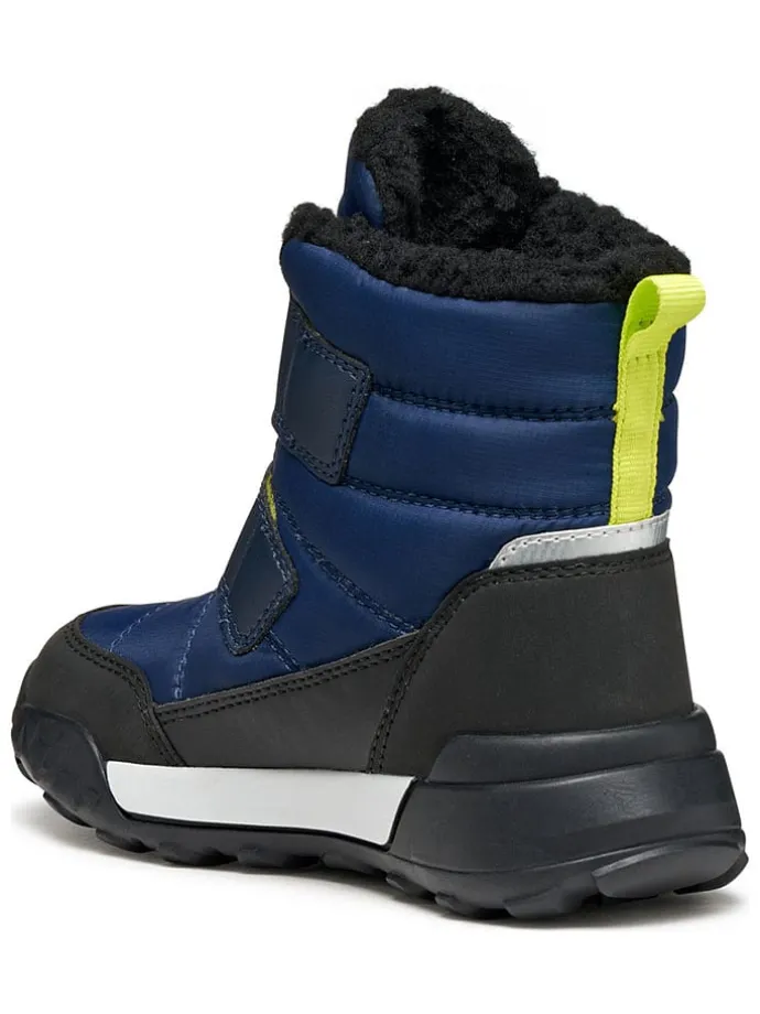 Winterlaarzen "Trekkyup" blauw/zwart