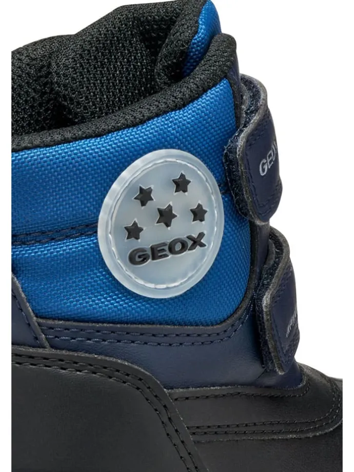 Winterlaarzen "Trekkyup" blauw/zwart