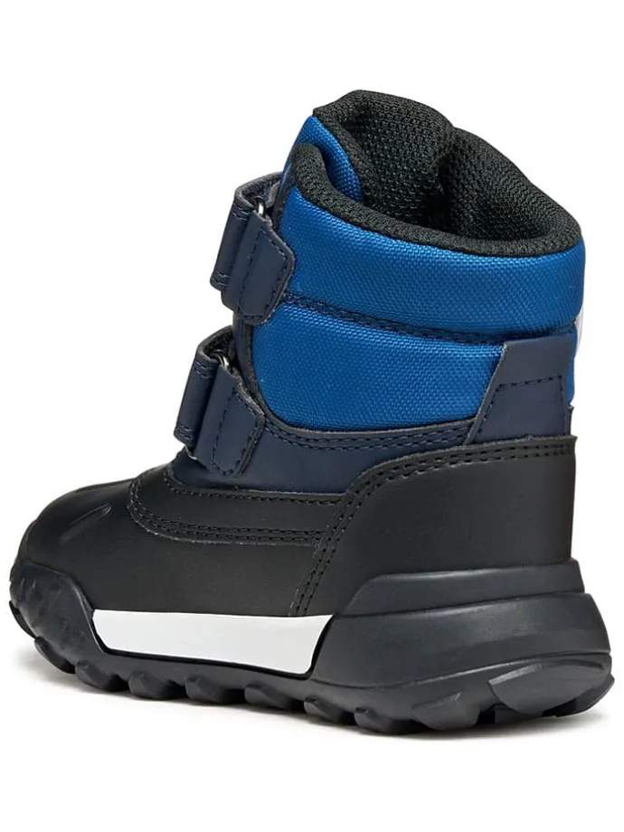 Winterlaarzen "Trekkyup" blauw/zwart