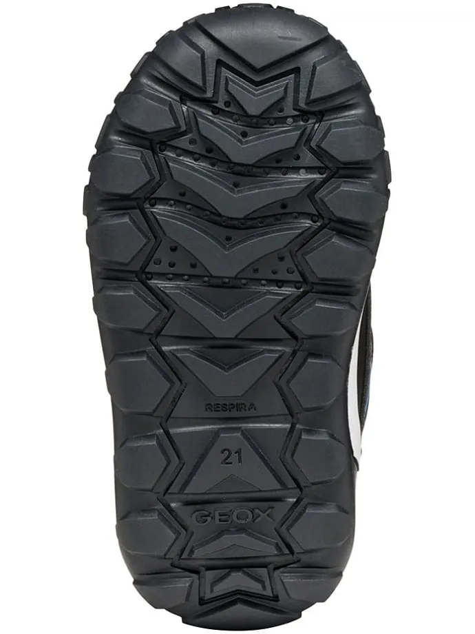 Winterlaarzen "Trekkyup" blauw/zwart