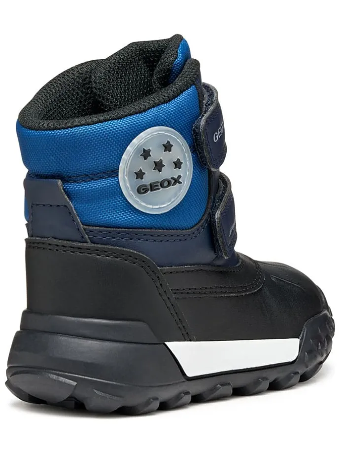 Winterlaarzen "Trekkyup" blauw/zwart