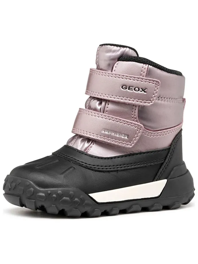 Winterlaarzen "Trekkyup" lichtroze/zwart