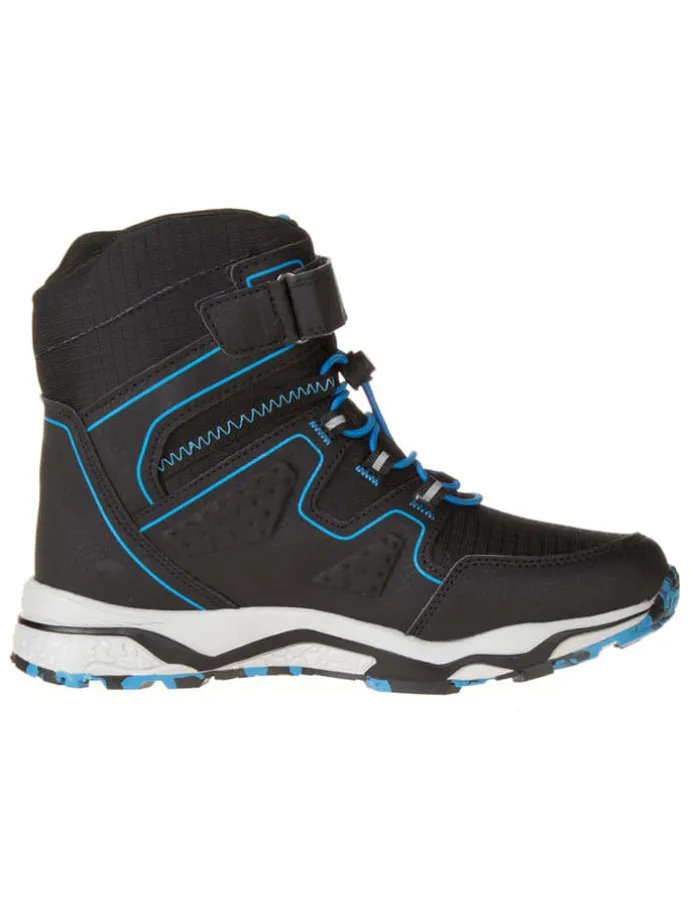 Winterlaarzen zwart/blauw