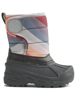 Winterlaarzen zwart/meerkleurig