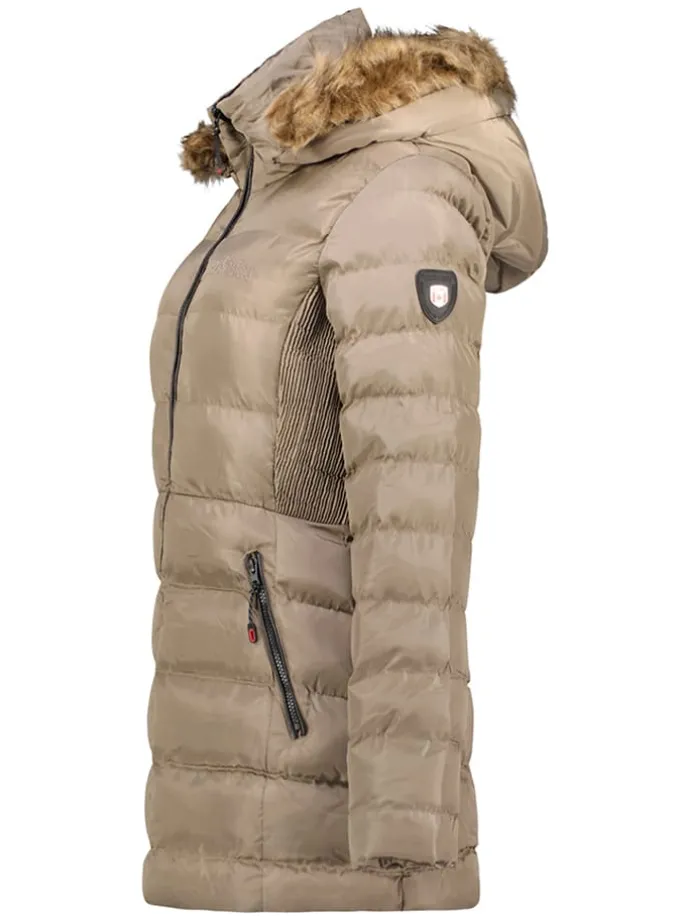 Wintermantel "Anieseak" taupe