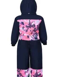 Winterpakje "Celestia" donkerblauw/roze