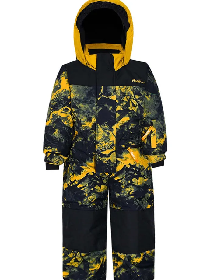 Winterpakje "Nova" geel/groen/zwart