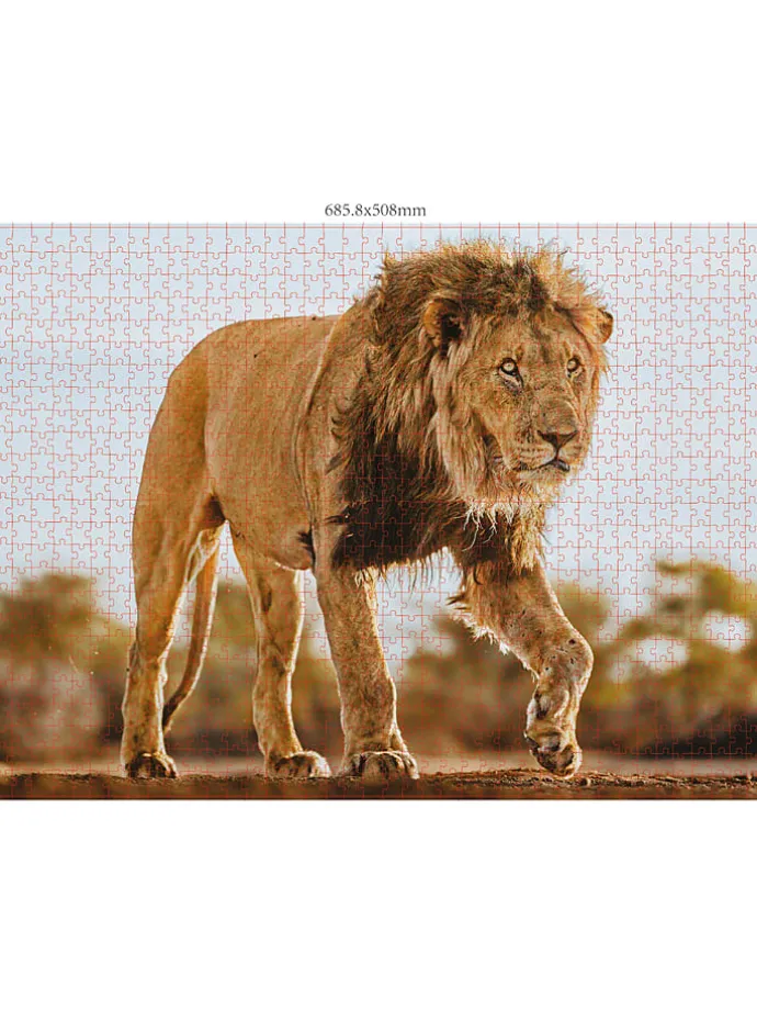 3x 1.000-delige puzzel "Wilde dieren" - vanaf 10 jaar