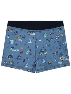 Zwembroek blauw