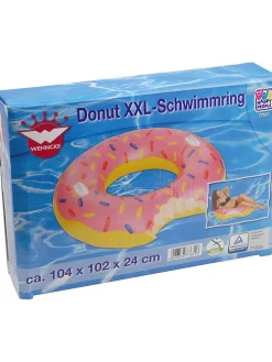 Zwemring "Donut" lichtroze/geel - vanaf 3 jaar