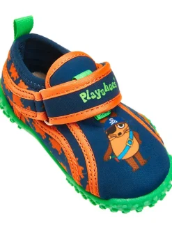 Zwemschoenen blauw/oranje