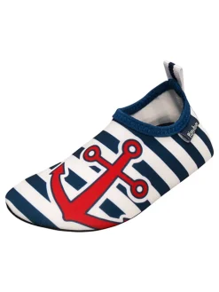 Zwemschoenen donkerblauw/wit