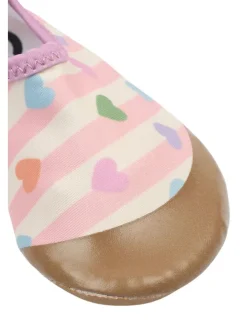 Zwemschoenen lichtroze/beige