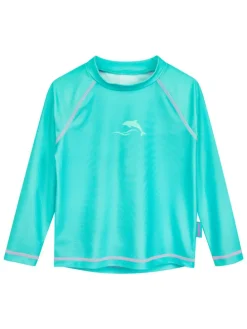 Zwemshirt "Batik" lichtblauw