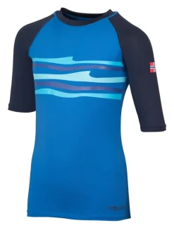 Zwemshirt "Haukland T" blauw/donkerblauw