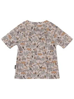 Zwemshirt lichtroze/grijs