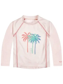 Zwemshirt "Palmen" crème