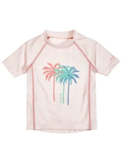 Zwemshirt "Palmen" crème