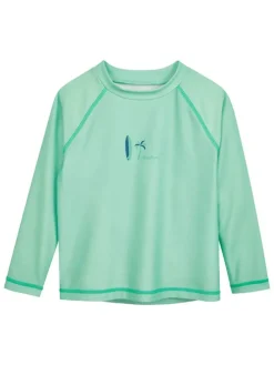 Zwemshirt "Surfbrett Palme" lichtgroen