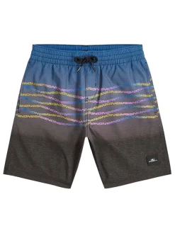 Zwemshorts "First" antraciet/blauw