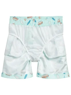 Zwemshort "Surf-Bus" lichtblauw